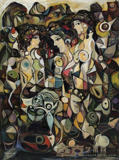 苏奕荣 男男女女 130.5×97cm