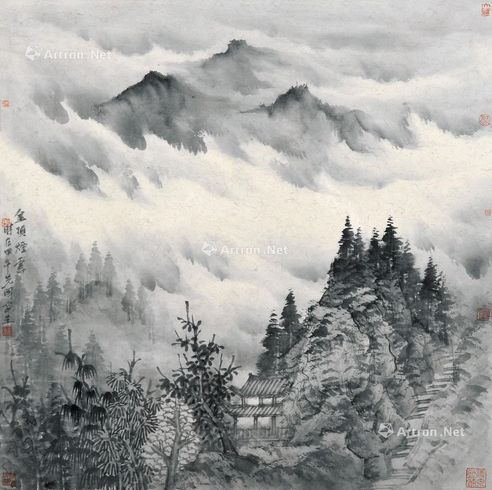 曾先国 金顶烟云