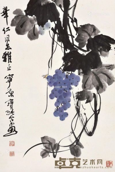 刘宝纯 丁宁原 花卉 46×68.5cm