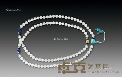 和田籽料108颗佛珠 珠径1cm