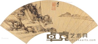 陈继儒 松下观瀑 --