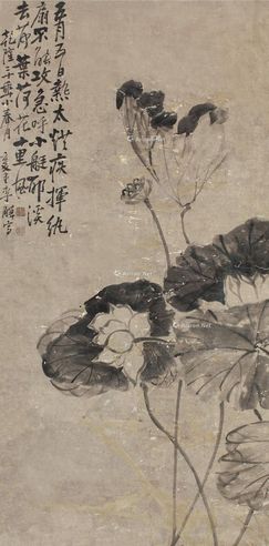 李鱓 莲荷图
