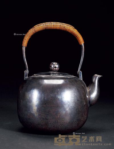 花摘纯银汤沸 高20.8cm