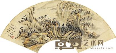 金心兰 山水 54×18cm