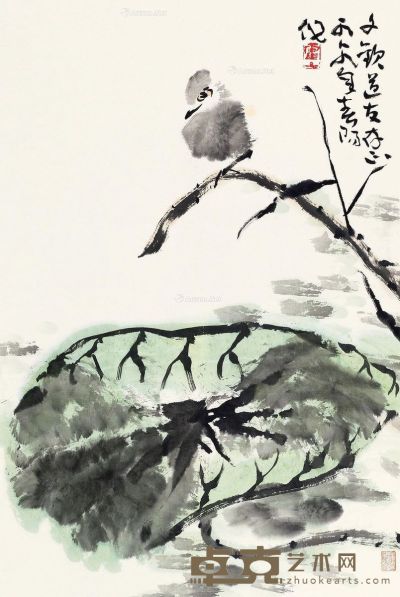 霍春阳 花鸟 68×46cm