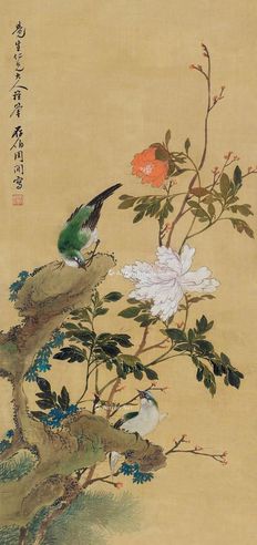 周闲 花鸟