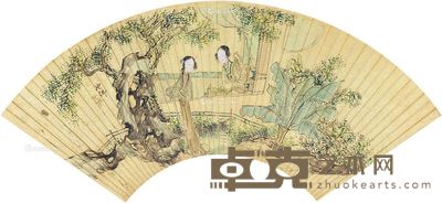 胡也佛 人物 17×50cm