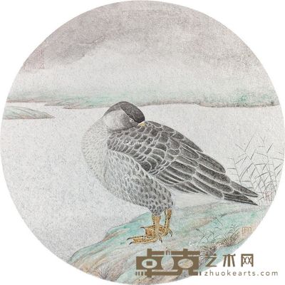 杨立奇 花鸟 34cm