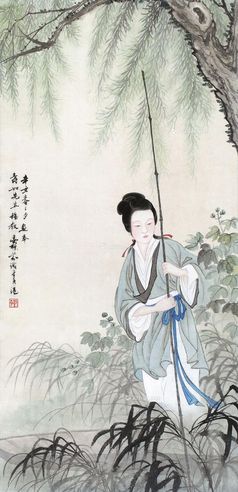 邓芬 仕女人物