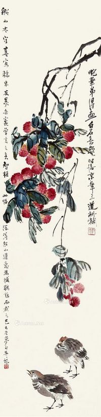 王梦白 大吉图