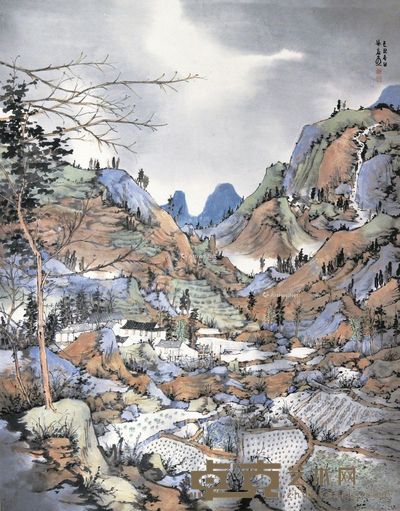 林容生 雨季的风景 183×144cm
