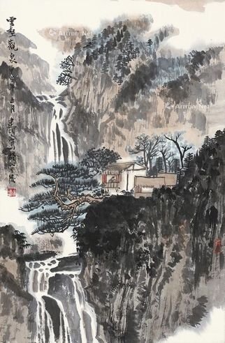 徐建明 云壑观泉