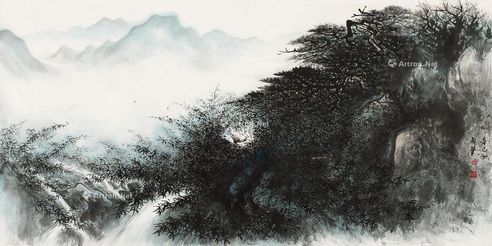 苏起龙 山水