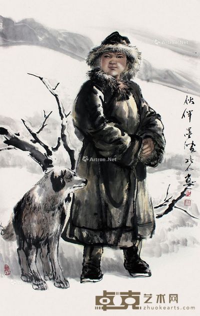 戴培仁 伙伴 55×100cm