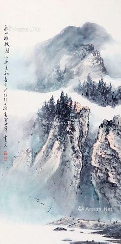 乐震文 秋山雅致图