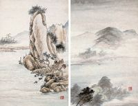 李环鸣 山水