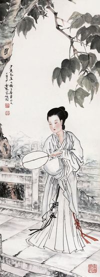 邓芬 叶少泉 仕女