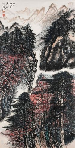 苏起龙 山水