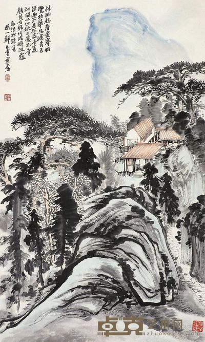 郑百重 孟浩然诗意图 50×83cm