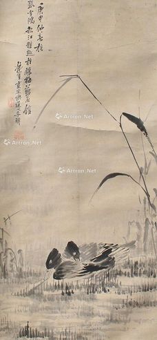 李鱓 芦雁