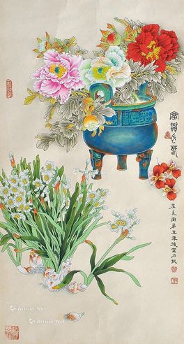 郑乃珖 花卉