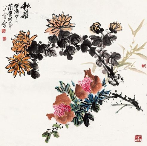 曹简楼 秋获