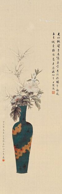 陆小曼 瓶花