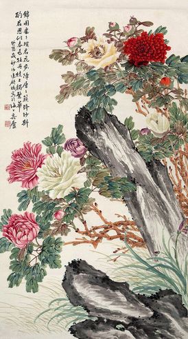 顾伯达 花团锦簇