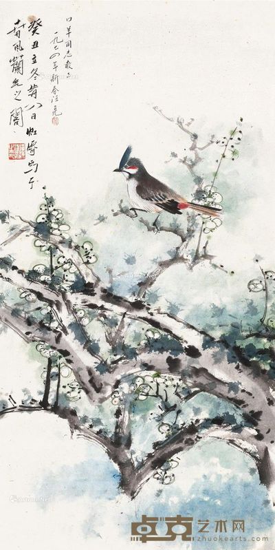 汪亮 独上高枝 78×38.5cm