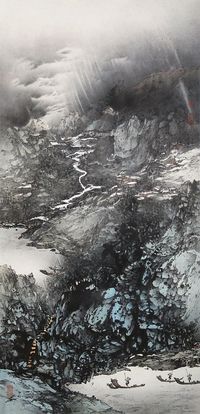 顾媚 山水