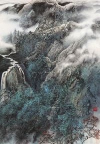 冯一鸣 山水