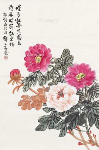 郁文华 牡丹