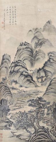 沈宗敬 山水