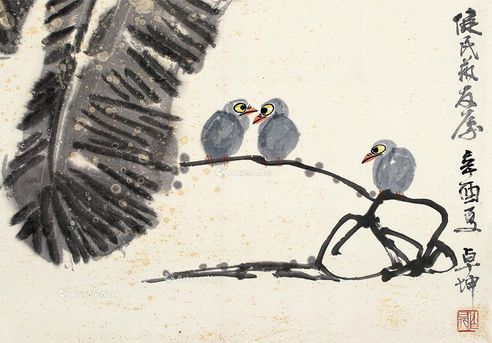 陈卓坤 蕉叶小鸟