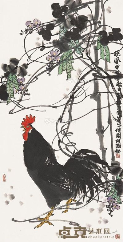 郑阿湃 晓风 138×70cm