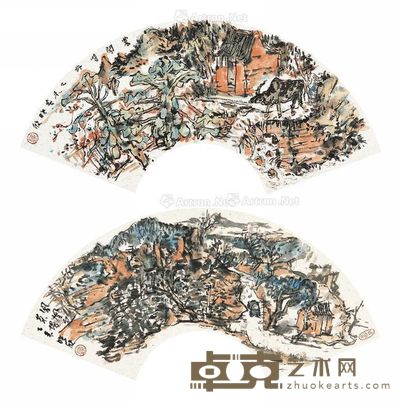 陈映欣 农闲时节 29×60cm×2