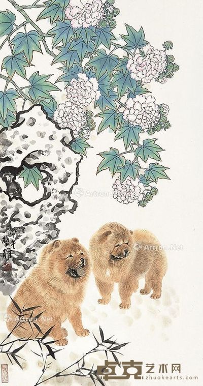 方楚雄 富贵迎春 96.5×45cm
