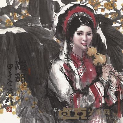 陈政明 情韵 69×69cm