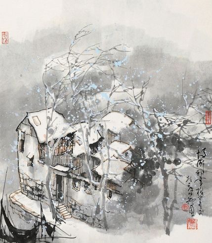 刘懋善 故乡初雪