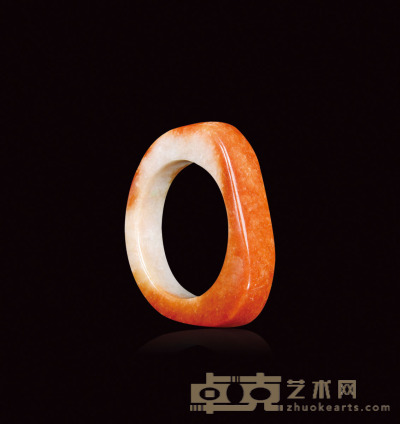 红翡平安环把件 7.8×6.2