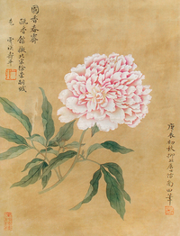 陆抑非 花卉