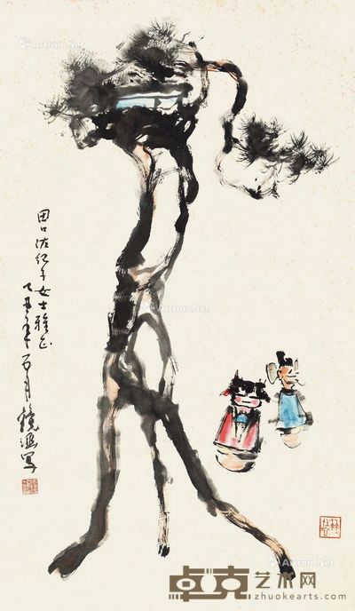 何镜涵 清供图 97×58cm