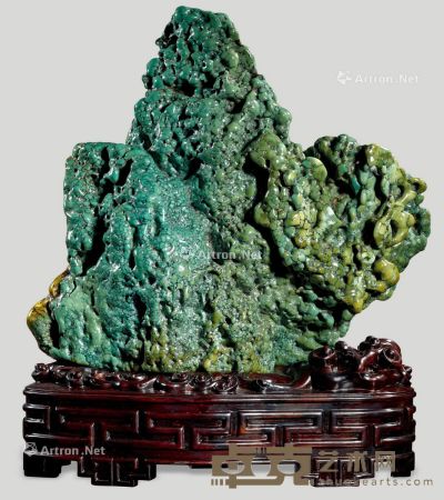 民国 “绿云”绿松石 长47cm