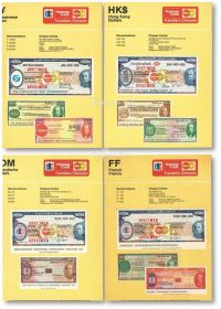 美国MasterCard（万事达卡）旅行支票样张共4种