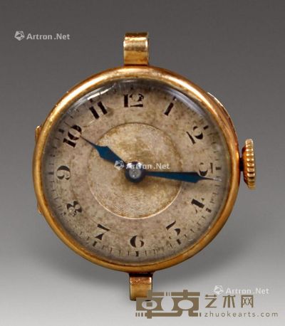 20世纪 瑞士伊利诺14K金黄金钟表 --