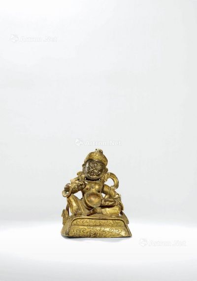 内地汉藏风格17至18世纪 财宝天王