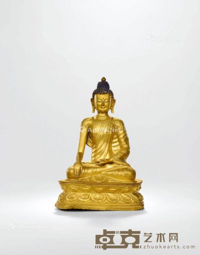 西藏18世纪 释迦牟尼 高19cm