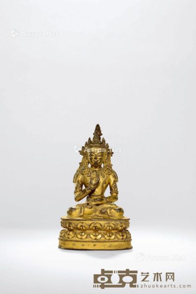 西藏16世纪 不空成就佛 高12cm