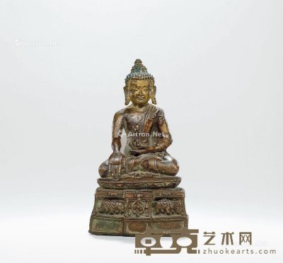 西藏16至17世纪 阿■佛 高13.5cm
