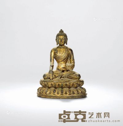 西藏16至17世纪 释迦牟尼 高11.8cm